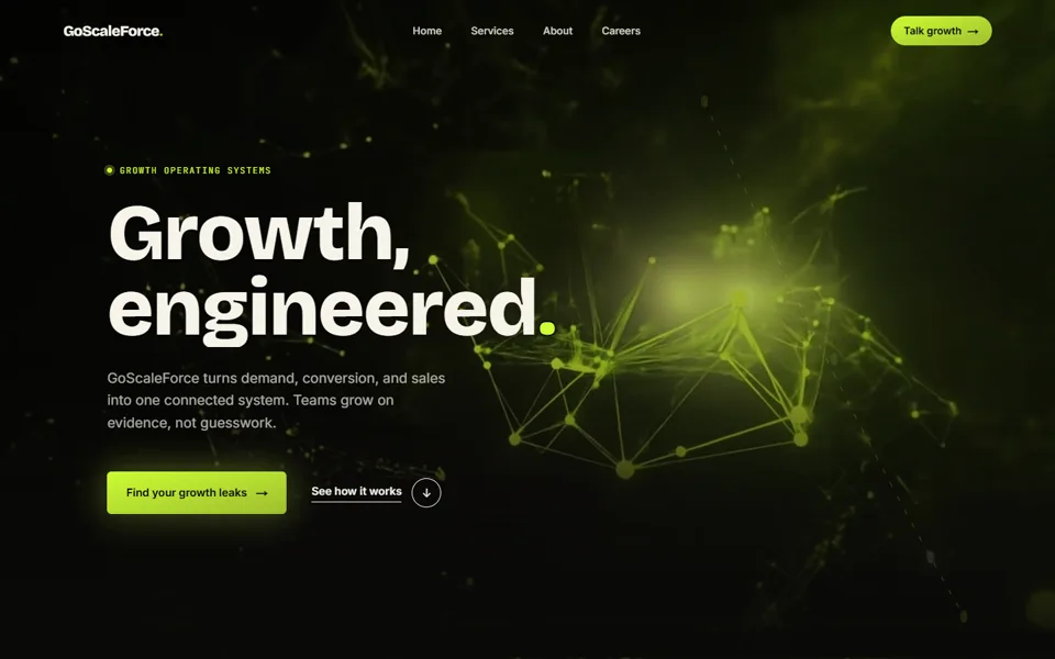 GoScaleForce website